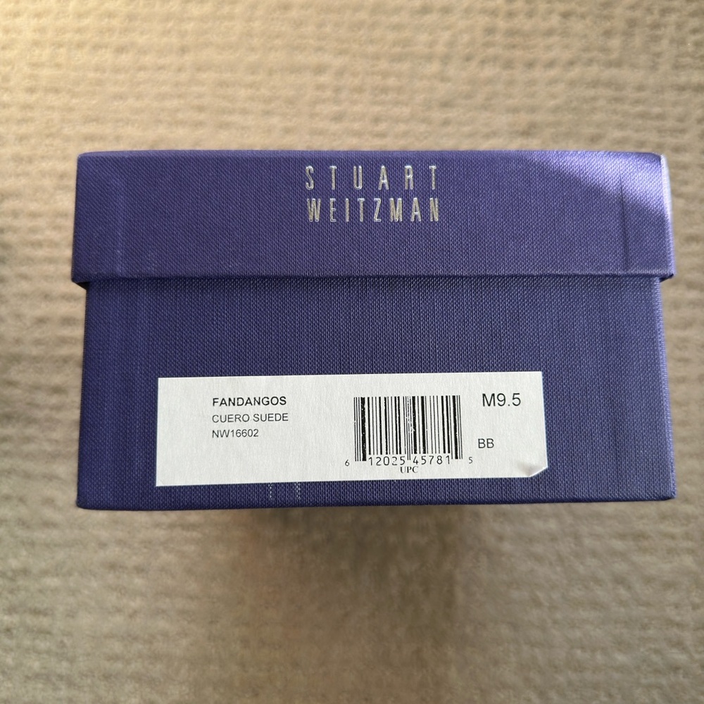 Stuart Weitzman Brown Suede Fandangos Block Heel Sandal - Picture 8 of 12
